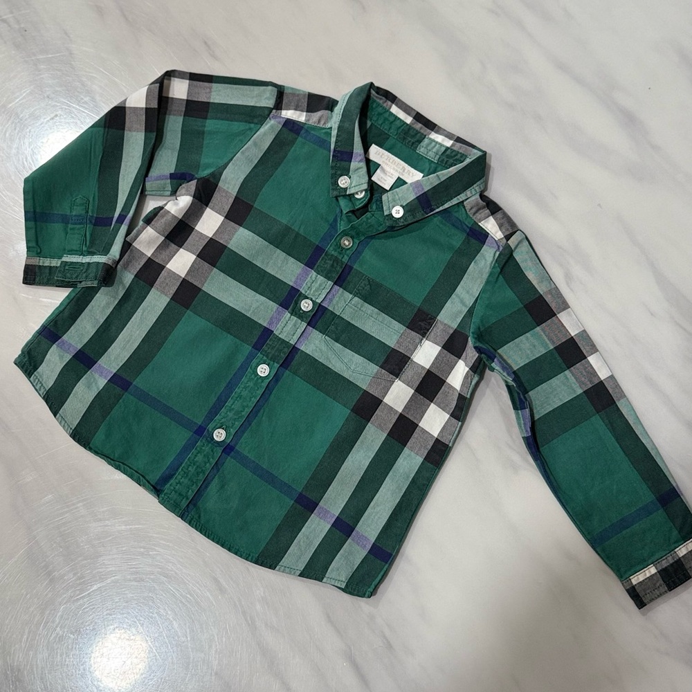 BURBERRY BUTTON DOWN 12 M